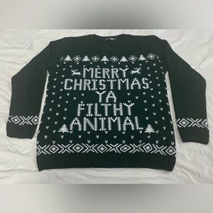 Merry Christmas Ya Filthy Animal Ugly Sweater